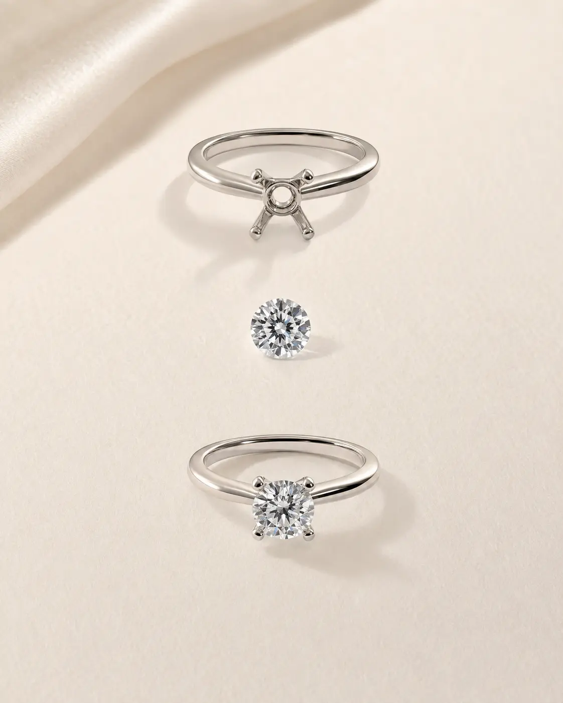 Build your own diamond ring